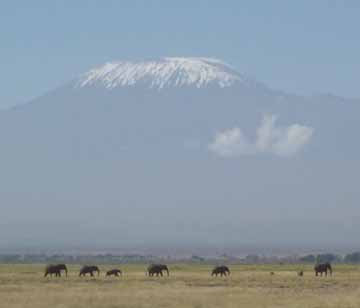 Mt Kilimanjaro from Amboseli National Park