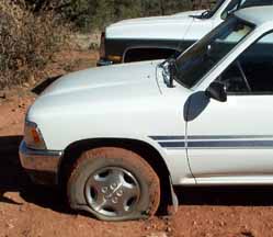 Flat Tire at the Trailhead